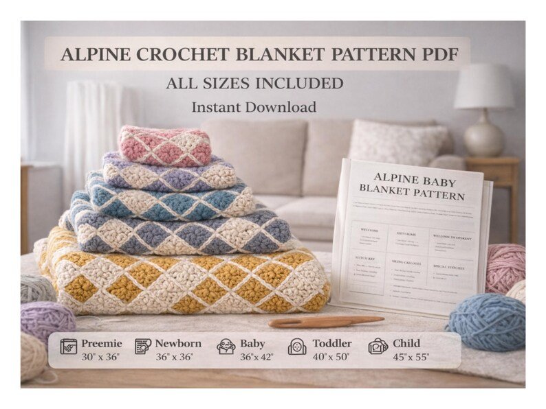 Alpine Baby Blanket — photo 2