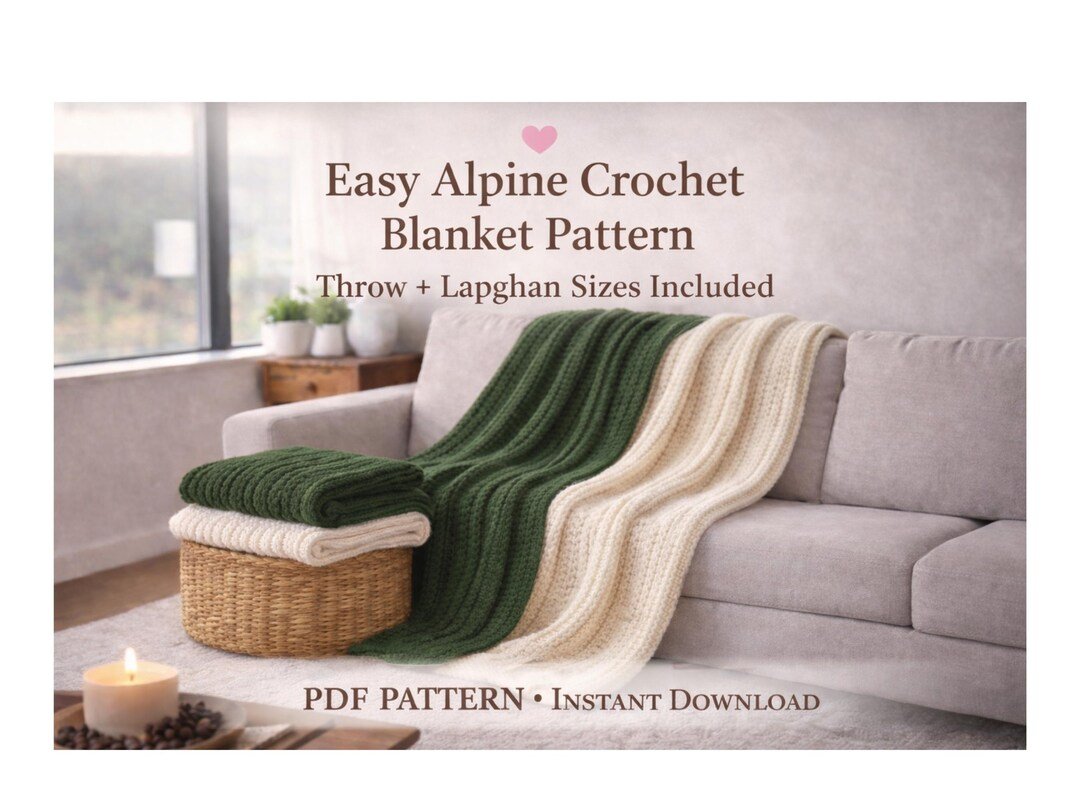 Alpine Throw & Lapghan Pattern
