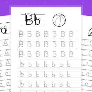 Free Alphabet Tracing Worksheets A To Z PDF