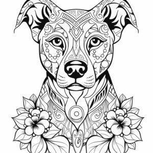 Coloring Pages Animals And Mandalas Printable Set