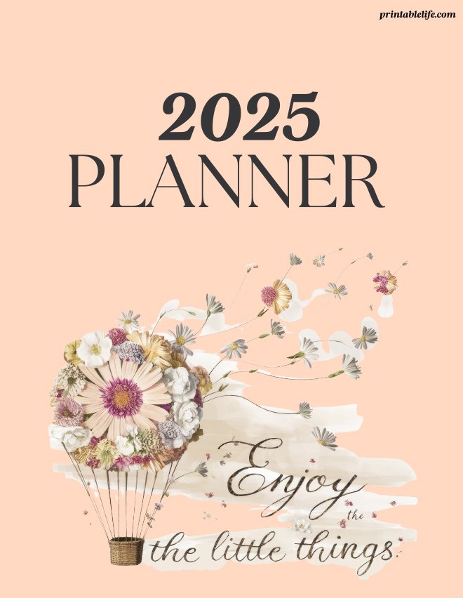 365 Days 2025 Planner 33 Pages