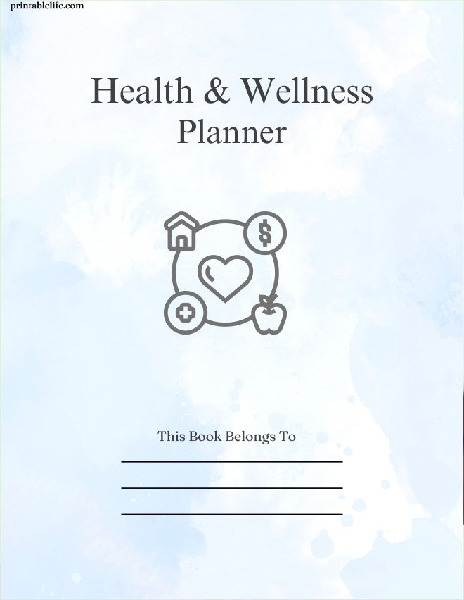 Health and Wellness Planner