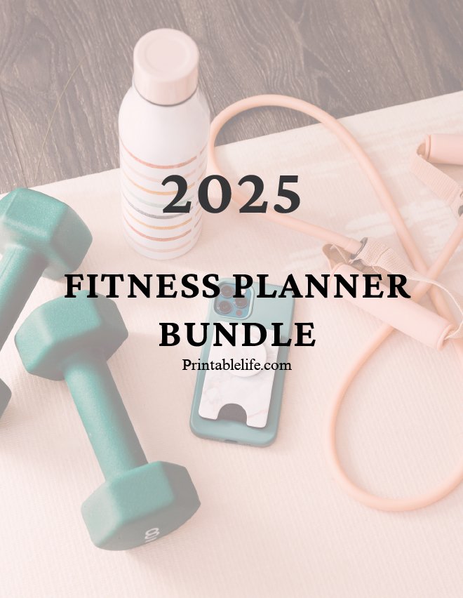 Fitness Planner Bundle 2025 in USA